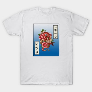 Snake and Flowers T-Shirt